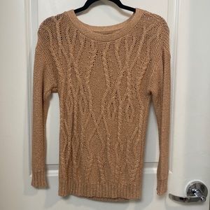 New York and Company Pink Glitter Sparkle Sweater